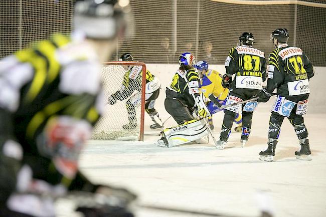 Ligaerhalt geschafft: Nun warten auf den EHC Saastal die Playoffs.