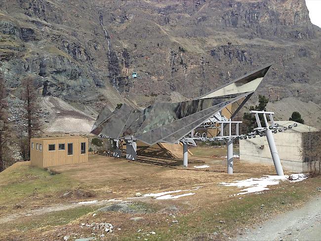 Ursprünglich geplante Talstation.