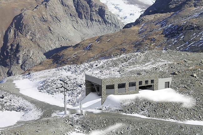 Ursprünglich geplante Bergstation.