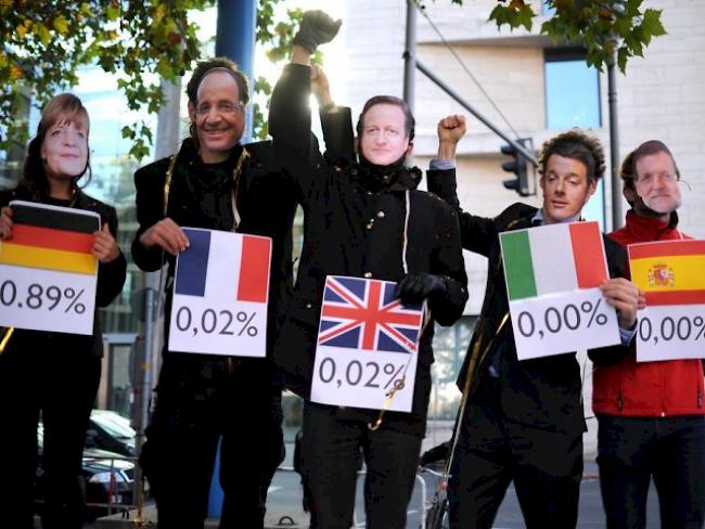 Prozentzahl der Flüchtlinge aus Syrien, die in der EU unterkommen