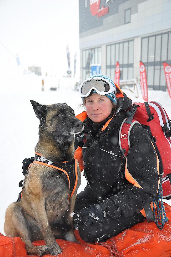 Sarah Müri und die Belgische Schäferhündin «Kiowa» – ein eingespieltes Team.