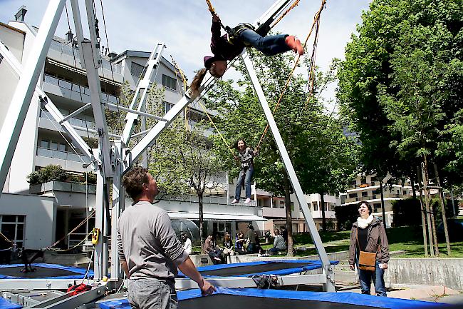 Reges Markttreiben in Visp