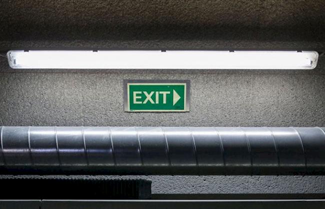 EXIT. Im Wallis für wenige der letzte Ausweg (Symbolbild).