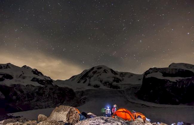 David Bumann: Das Forscherteam am Monte Rosa