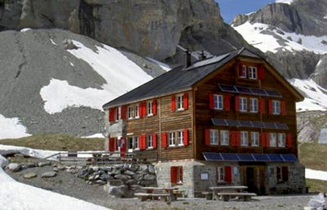 Die Lämmerenhütte auf 2507 Metern über Meer