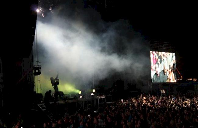 Schockrocker Marylin Manson am Donnerstagabend in Gampel