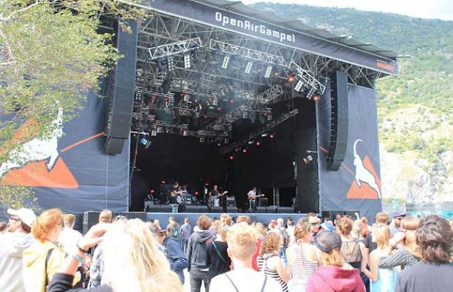 Bear Hands am Freitagnachmittag in Gampel