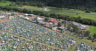 Das Open Air Gampel von oben