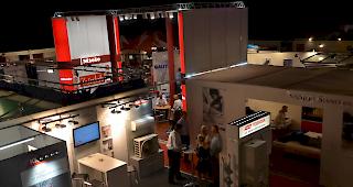 Am Sonntag war im Ausstellungsgel&auml;nde der vifra wenig Betrieb.