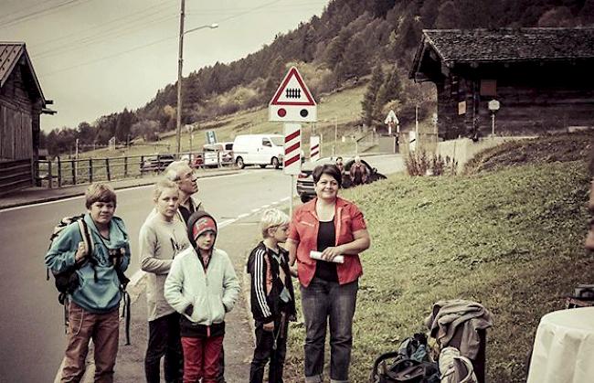 Empfang der Präsidentin Karin Niederberger in Oberwald.