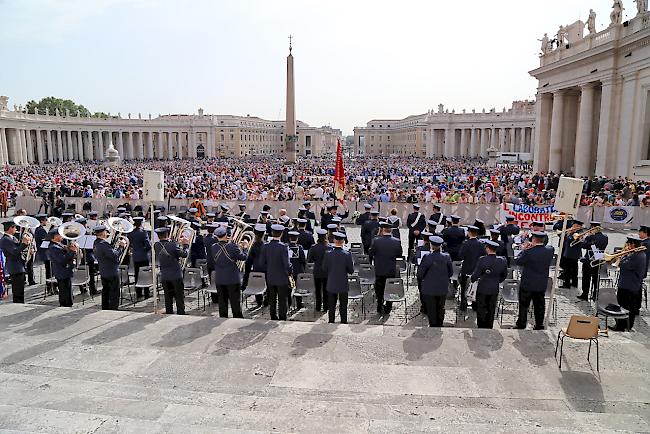 Konzert während der Mittwochsaudienz des Papstes