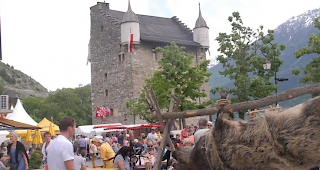 Impressionen des ersten Leuker Festtages, an welchem Kinder viel Spass hatten.