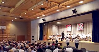 Die Musikgesellschaft in Randa gab am Donnerstagabend ihr Jahreskonzert zum Besten. 