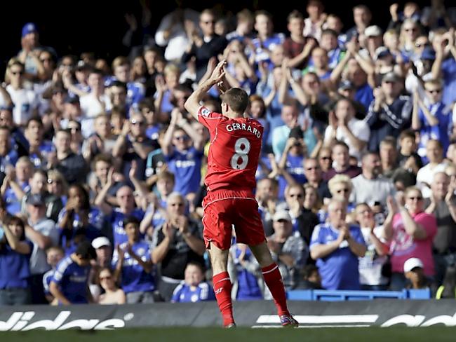 Wird minutenlange Ovationen erhalten: Steven Gerrard
