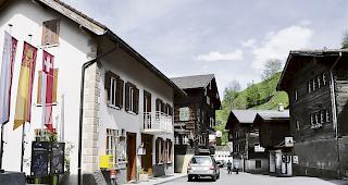 Der Dorfkern von Grengiols.