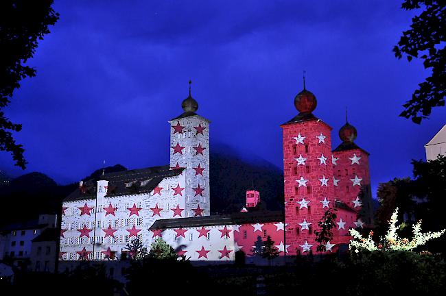 Das Stockalperschloss im Walliser Gewand