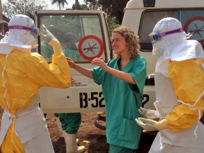 Mitarbeiter von Ärzte ohne Grenzen in Guinea (Archiv)