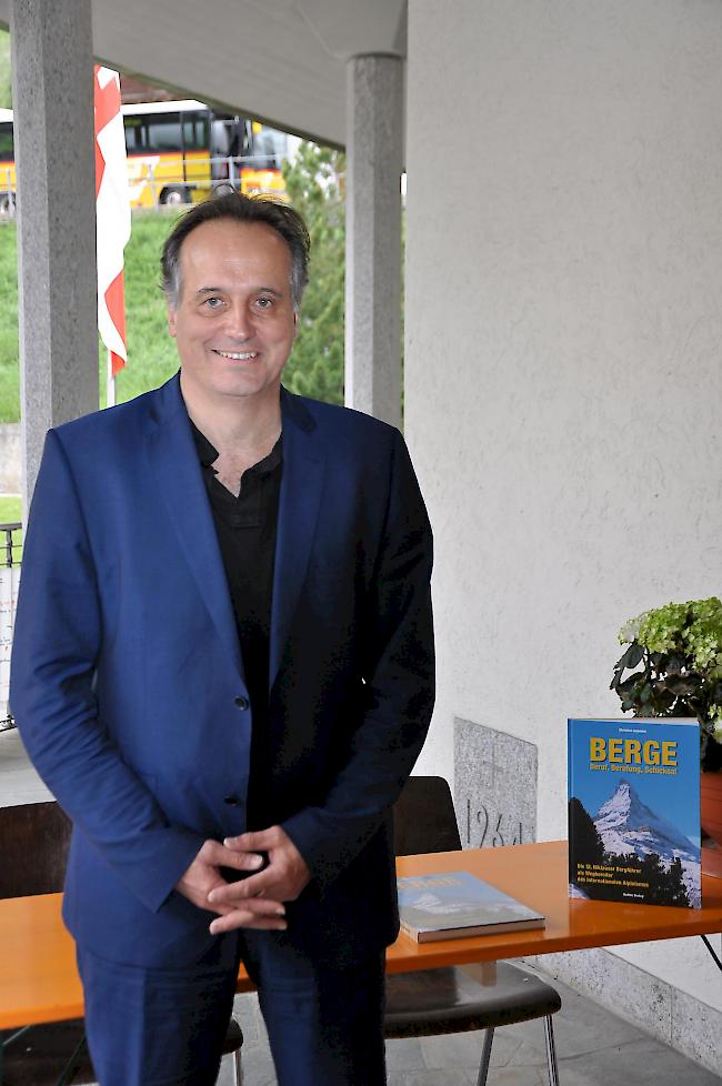 Autor Christian Imboden stellte sein Buch "Berge: Beruf, Berufung, Schicksal" vor.