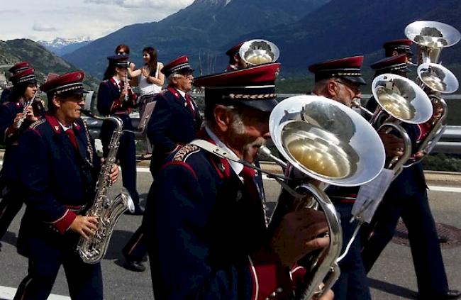 Oberwalliser Musikfest in Varen am Sonntag