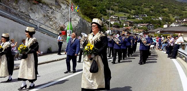 Oberwalliser Musikfest in Varen am Sonntag