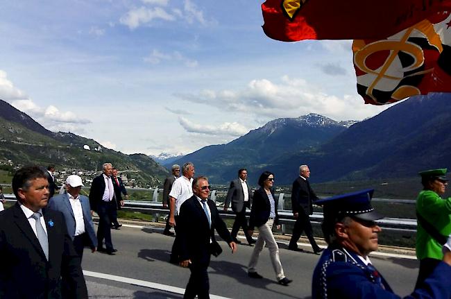 Oberwalliser Musikfest in Varen am Sonntag