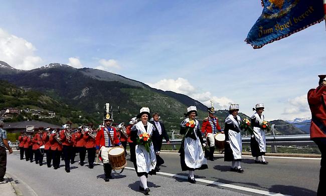 Oberwalliser Musikfest in Varen am Sonntag