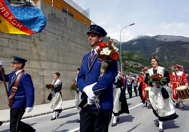 Oberwalliser Musikfest in Varen am Sonntag