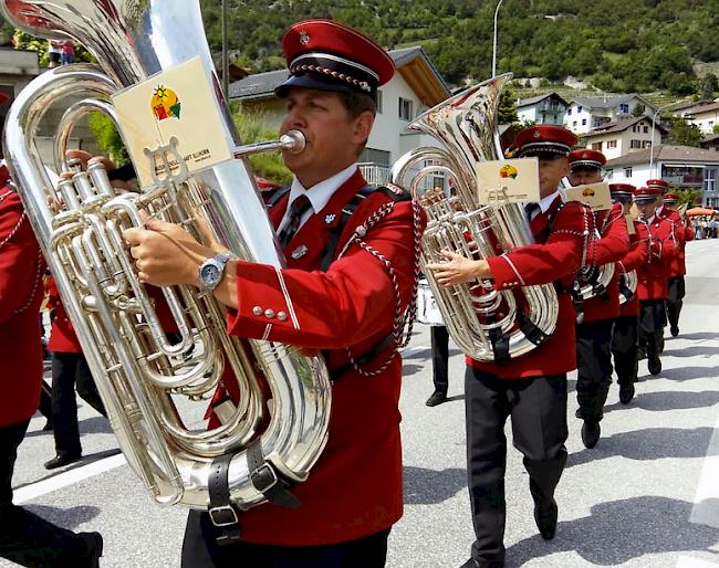 Oberwalliser Musikfest in Varen am Sonntag