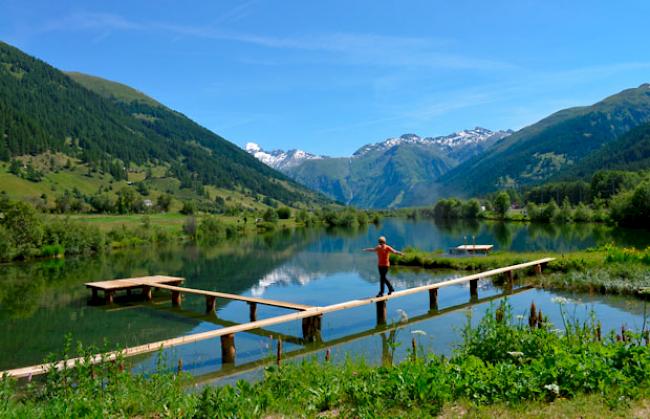 Der Geschinersee im Obergoms