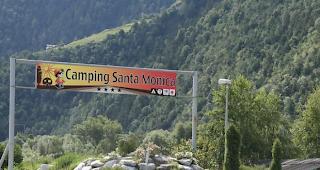 Der Camping Santa Monica in Raron