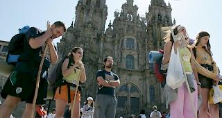 Ziel der Jakobsweg-Pilger - Santiago de Compostela