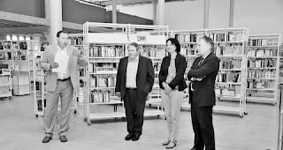 Aufgemalt. In der neuen Mediathek erinnern Details an die urspr&uuml;ngliche Nutzung des Geb&auml;udes. 