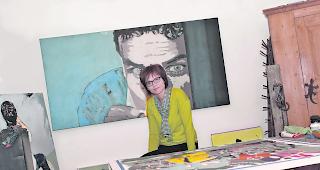 Traumhaft. Helga Zumstein in ihrem Atelier im Glisergrund: &laquo;Ein traumhafter Ort&raquo;, sagt sie. 