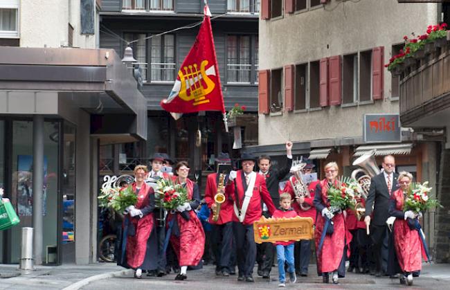 Das 76. Bezirksmusikfest in Zermatt