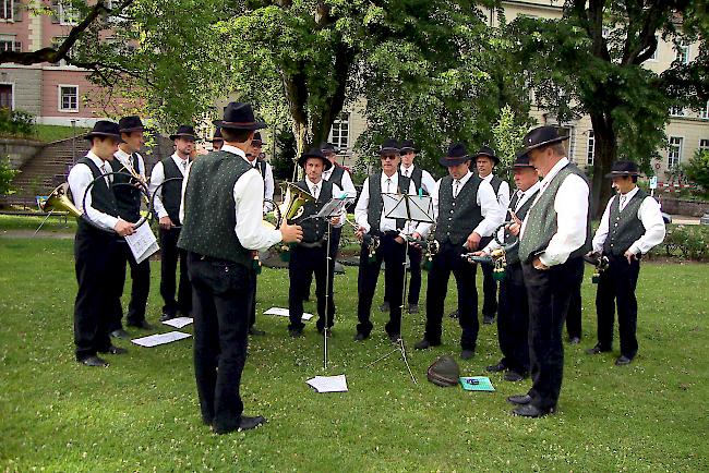 Präsident Jonas Regotz: «Aktuell haben wir einen Bestand von 17 Bläsern, was für eine Jagdhornmusik beachtlich ist.»