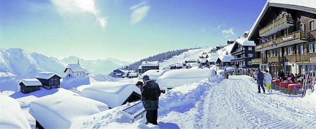 Grossfusion? Die Bettmeralp würde bei einer Fusion zur Gemeinde Aletsch gehören.