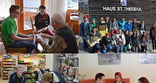 Impressionen aus der Projektarbeit der 2. OS Fiesch