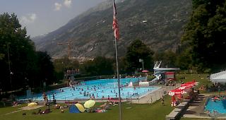 Das Schwimmbad M&uuml;hleye in Visp