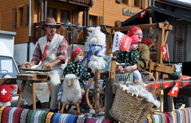 Der 1. August-Umzug in Saas-Grund