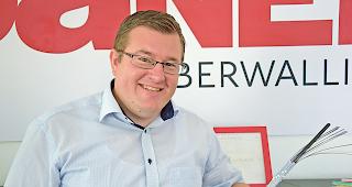 Danet-Gesch&auml;ftsf&uuml;hrer Martin Nanzer ist mit dem Stand der Arbeiten zufrieden.