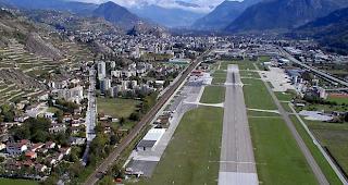 Eingeschr&auml;nkter Betrieb am Flughafen Sitten