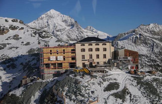 Die Umbauarbeiten an der Hörnlihütte bedingen deren Schliessung bis zum Juli 2015. 