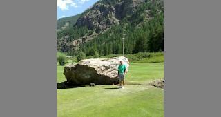 Auf dem Golfplatz Matterhorn