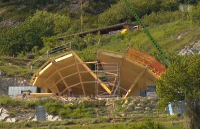 In Erschmatt entsteht derzeit der erste Heliodome.