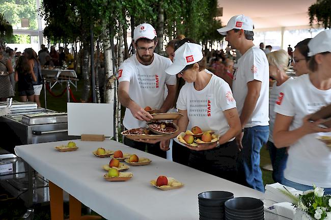 Das Personal hatte beim Brunch auf der Planta alle Hände voll zu tun.