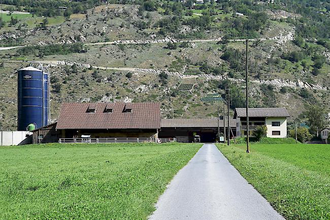 Der Gutsbetrieb Stalder wird schon bald an das Trinkwassernetz von Visp angeschlossen.