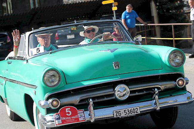 OCC Jungfrau-Rallye macht Halt in Gampel. 