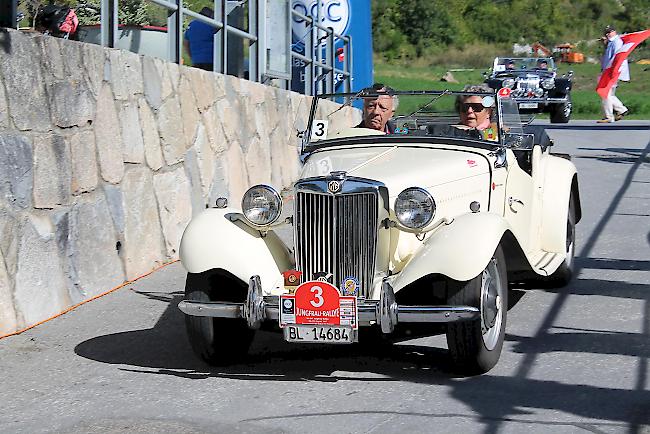 OCC Jungfrau-Rallye macht Halt in Gampel.