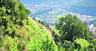 Wandeln auf sonnigen Halden. Die Region wurde ihrem Namen am Samstag mehr als gerecht. 