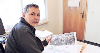 Konkrete Pl&auml;ne: Egon Furrer will die Wohnsiedlung &laquo;Heimat&raquo; in Stalden realisieren.